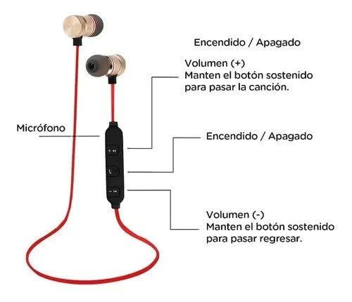 Audifonos Inhalambricos Bluetooth Headse